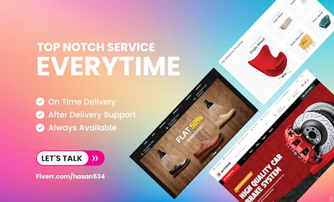 create ecommerce website design with woocommerce for online store