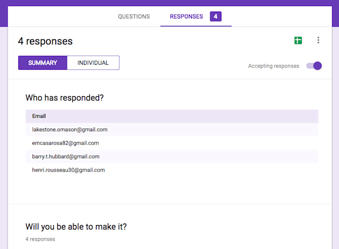 create online survey form