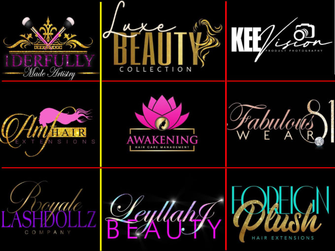 Design hair 3 salon, hair extensions and boutique logo by Mujeeb_gfx ...