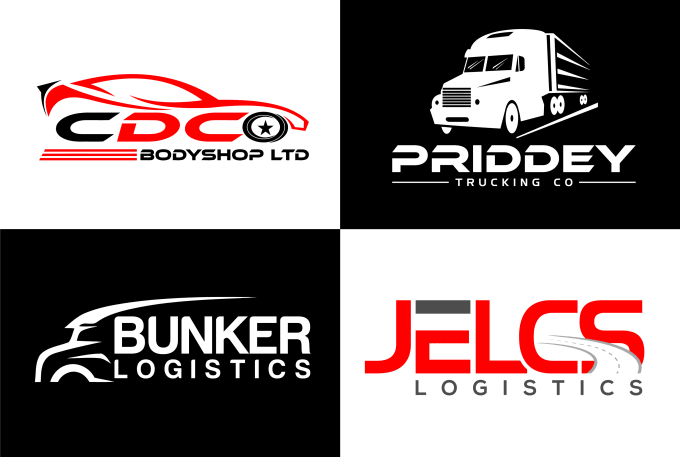 Design transport logistic trucking logo by Monir_designer1 | Fiverr