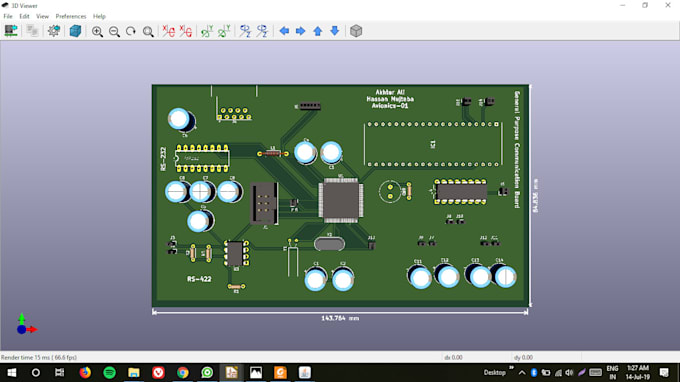 design printed circuit board pcb for your cool projects