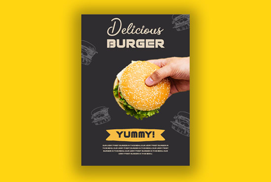 create an attractive looking poster or flyer