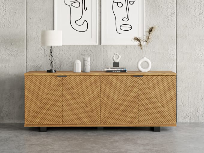 do rendering of 3d photo realistic models for your furniture products and design