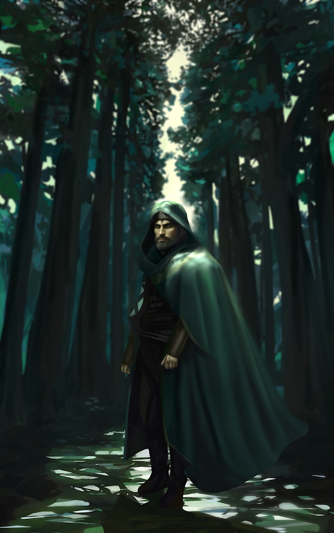 make an amazing digital illustration for your project
