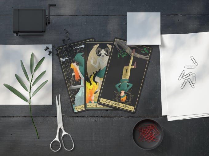 create custom tarot or other card