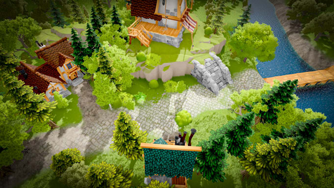 create stunning 3d environment for games and VR