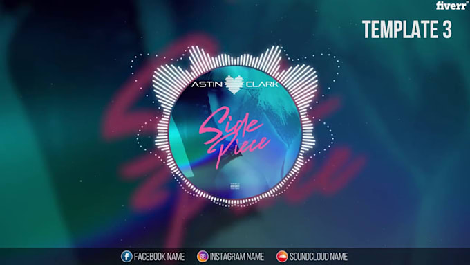 Create audio visualizer for your song by Abdullahimran10 | Fiverr
