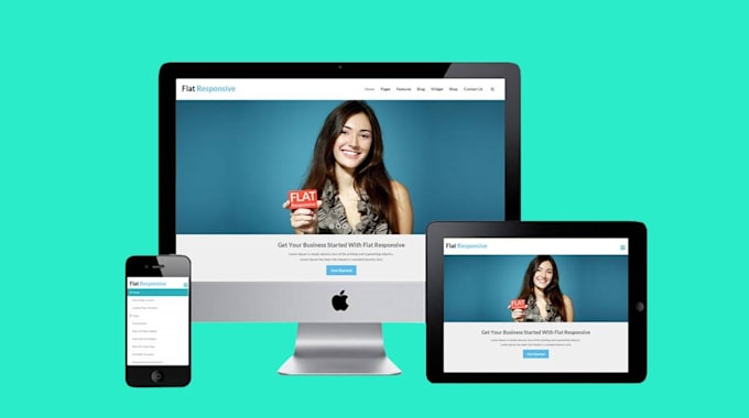 Create responsive modern custom landing page design by Rajanasir648 ...