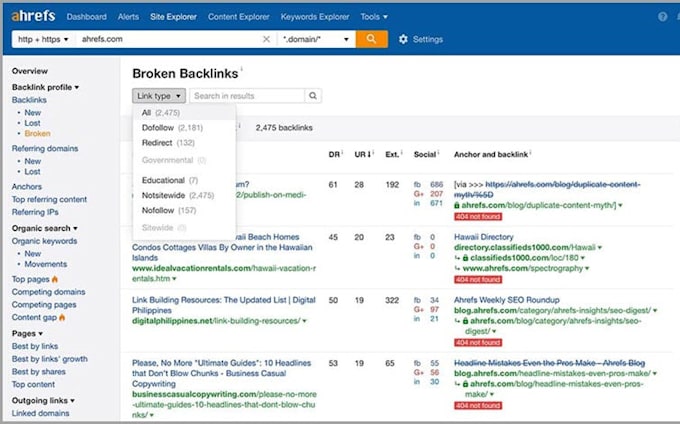 export all ahrefs reports for competition analysis ahref