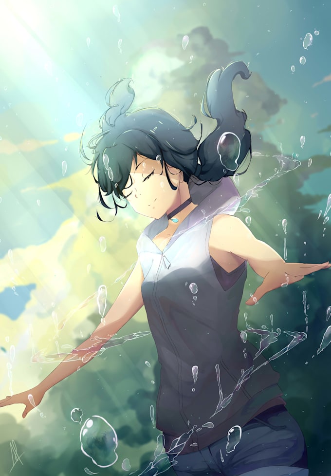 draw beautiful anime artwork
