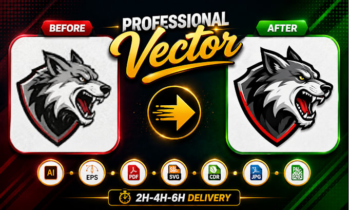 convert logo to vector, manually vectorize, redraw, tracing image