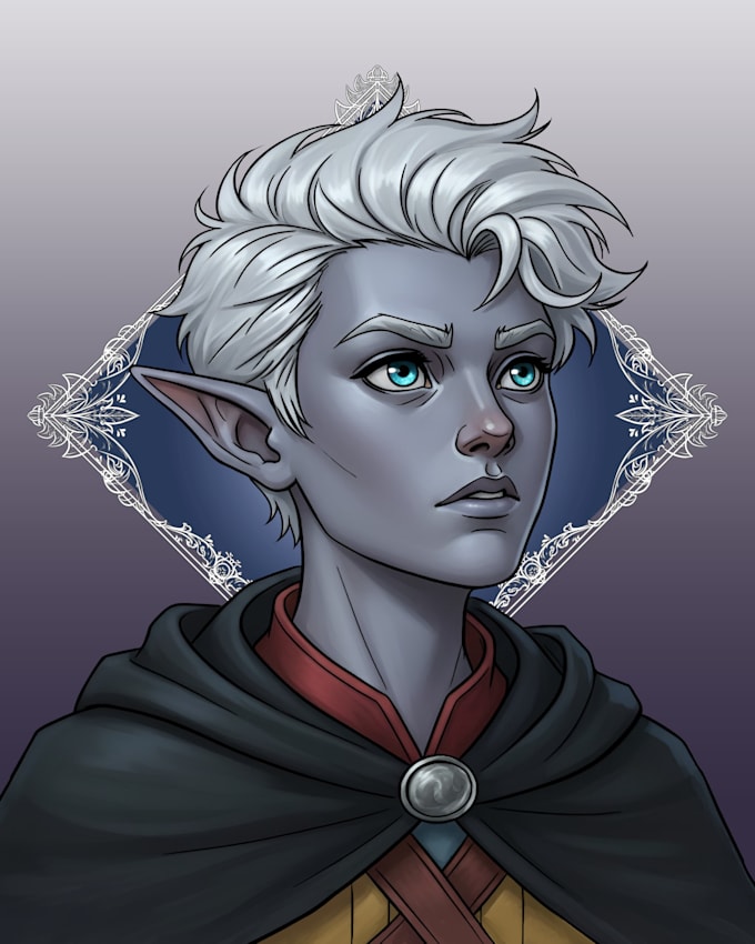 draw your dnd character portrait