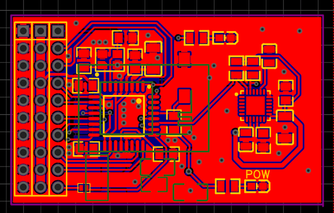 design circuit and pcb layout on kicad or easyeda