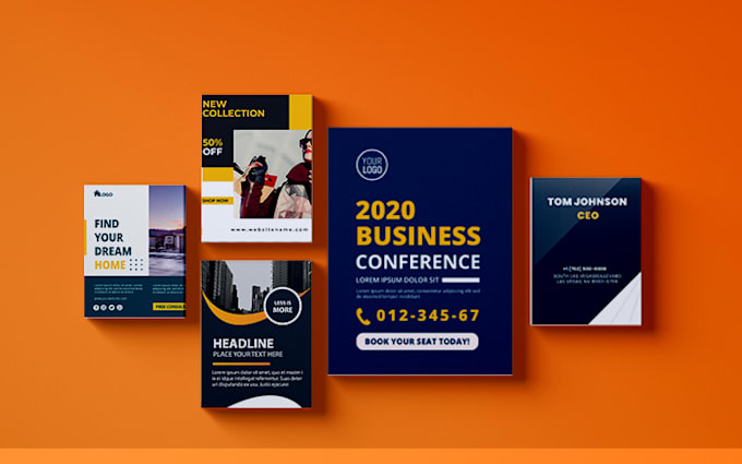 design creative custom banner digital or ready to print