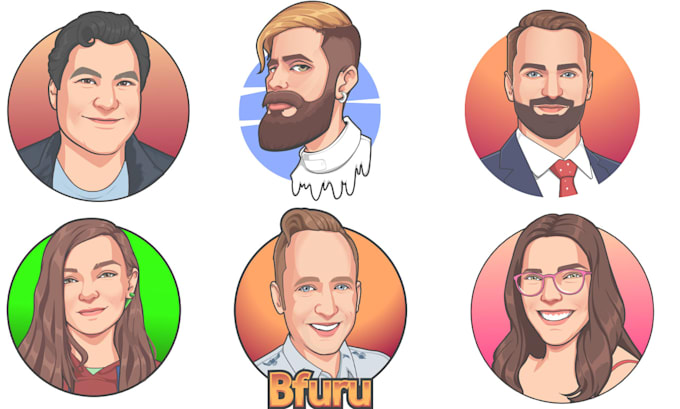 make a cartoon and caricature