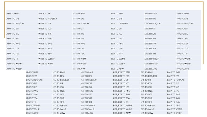 convert jpg, png, images to webp PDF to word, excel
