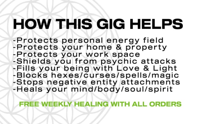 give psychic protection with a reiki energy shield