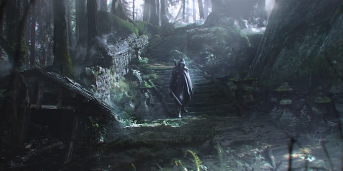 create environment concept arts