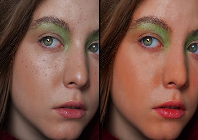 do a fast organic retouch