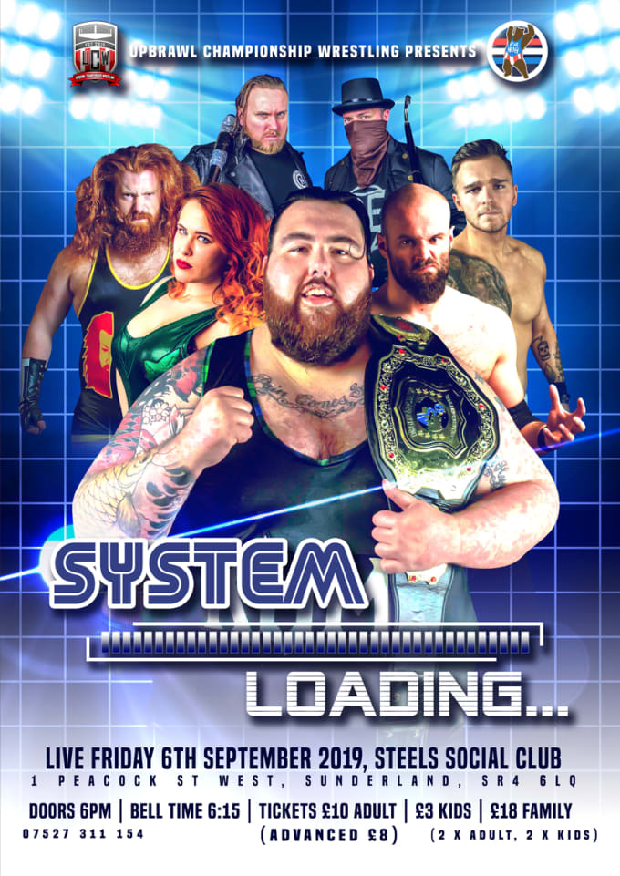 Design poster for your wrestling promotion by Theaspenfaith Fiverr