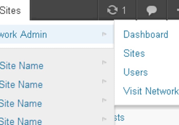 enable multisite feature on your wordpress site