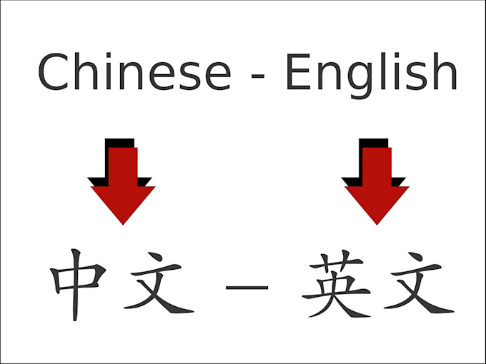 translate english to chinese and vice versa