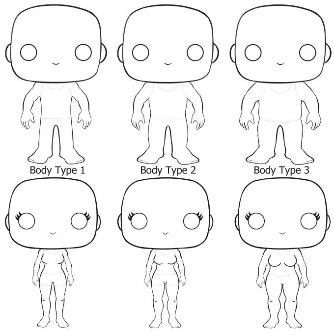Draw a funko pop style character for you by Phoenixstudio