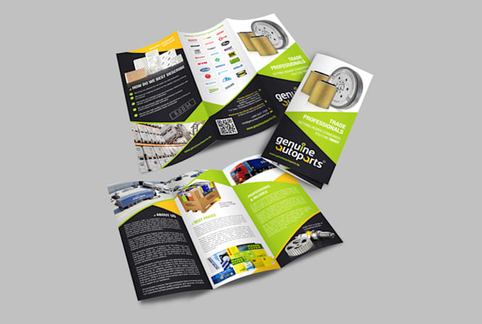 design brochure or product catalog