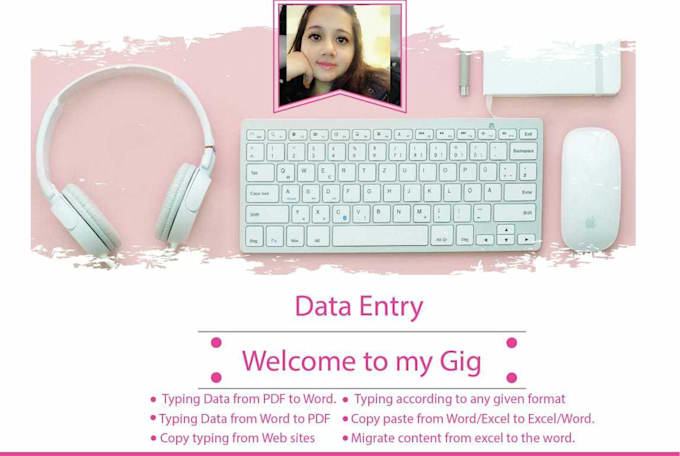 do any type of data entry, typing work within less time