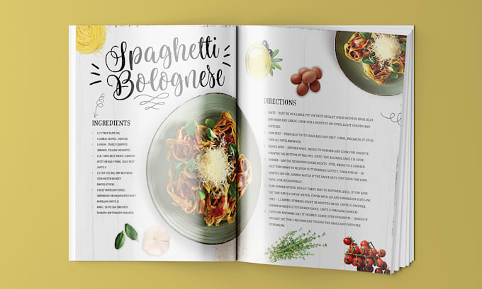 design and format your cookbook, recipe book, or ebook