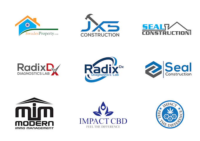 create modern minimalist logo unlimited revision