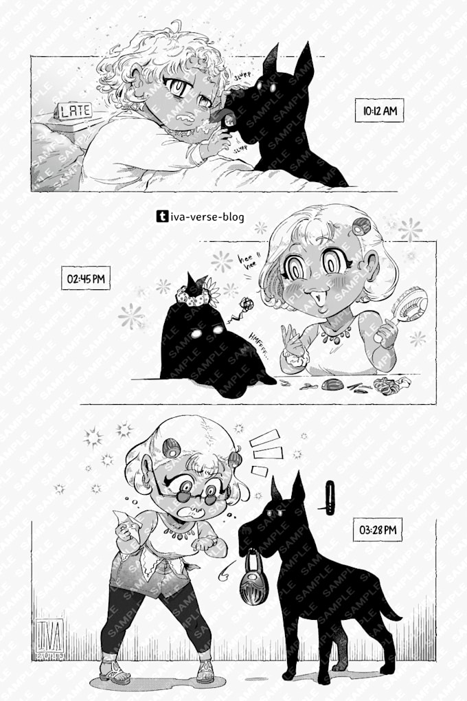 draw a manga or comic of your story