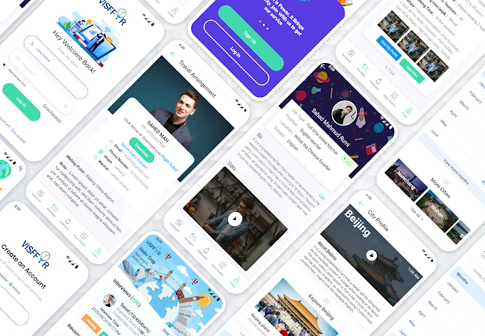 do ui design for ios or android mobile app