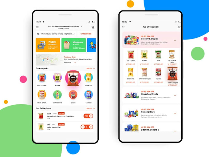 develop android and ios app for dating, grocery, restaurant, matrimonial, etc