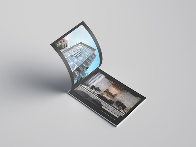 design brochure in a trendy style