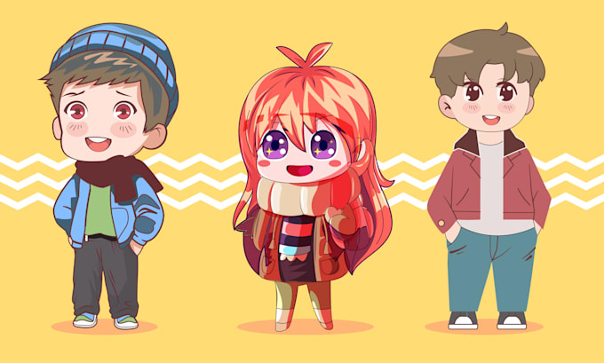 draw anime fan art and original characters for commercial use