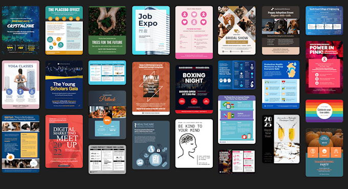 design or edit professional posters