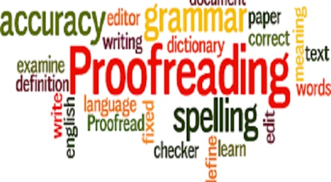 edit, proofread and organize content
