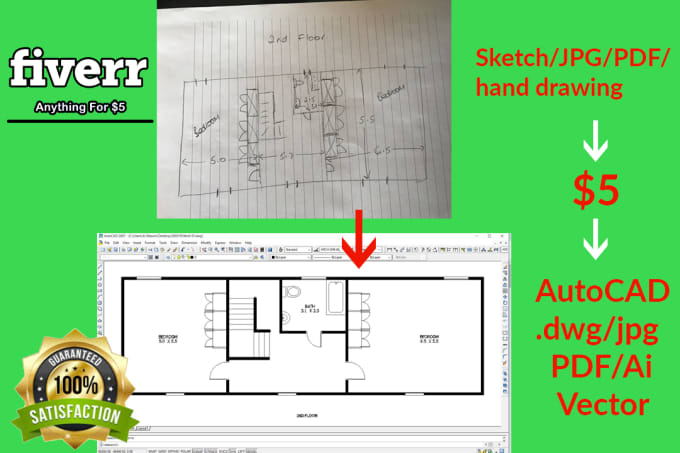 make architecture drawings on autocad