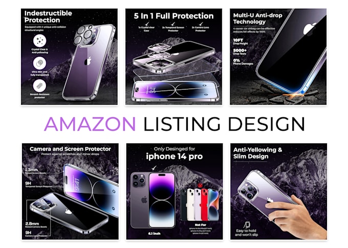design amazon product listing images, photos, ebc a plus content