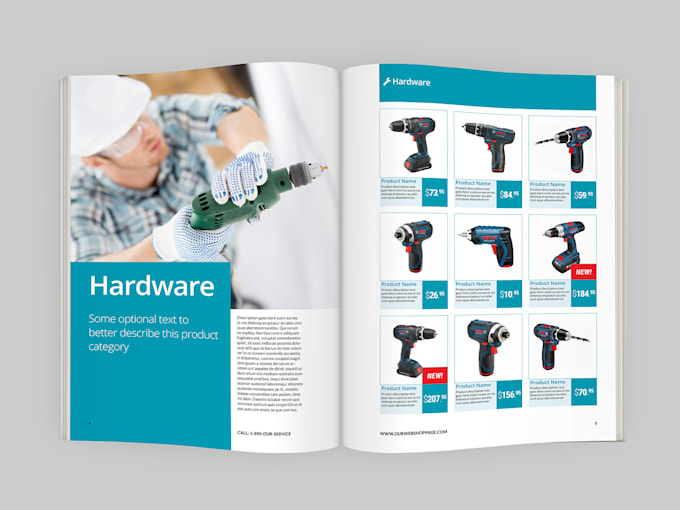 design awesome product catalog, magazine