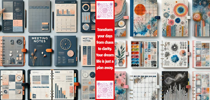 design unique pages for your planner