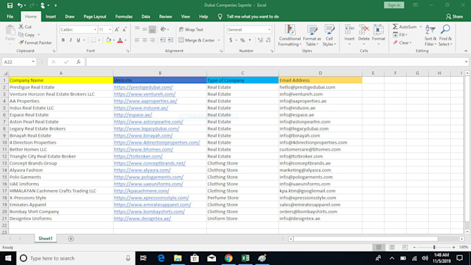 do data, web scraping and contact information in one day