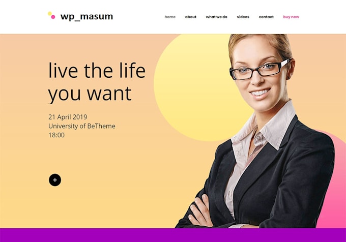 create, design landing page with wordpress elementor pro