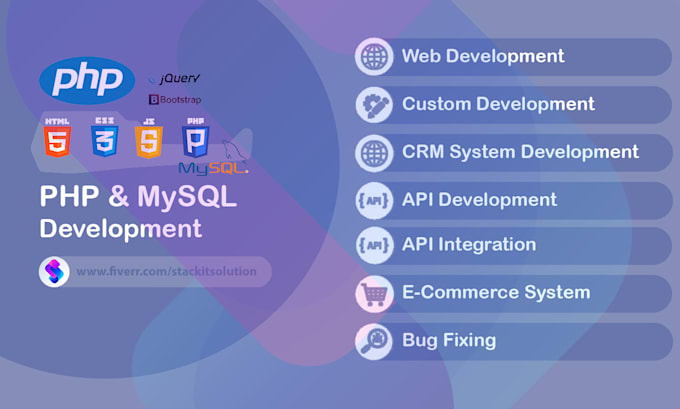 develop professional website or application in PHP and mysql