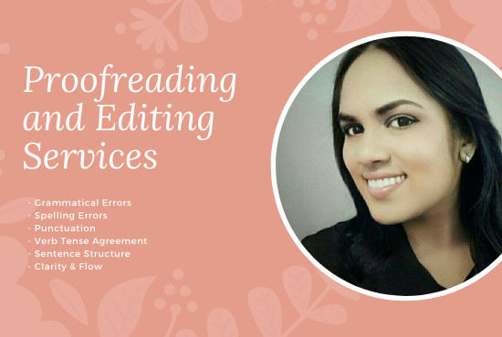 provide professional  proofreading and copy editing