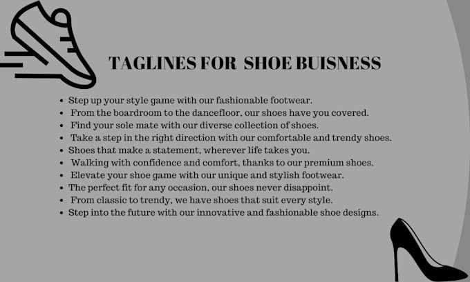 create exclusive taglines or slogans for your business