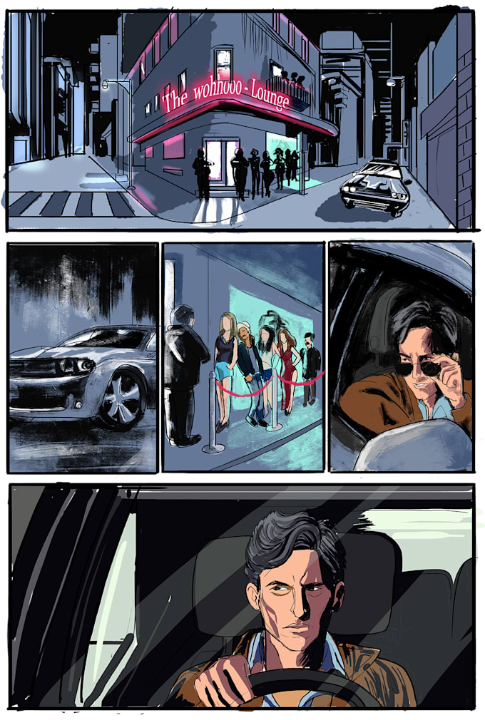 create professional storyboarding and comic book
