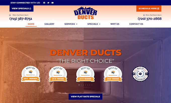 design your service business wordpress website