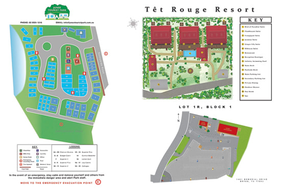 design an illustrative map for any purpose